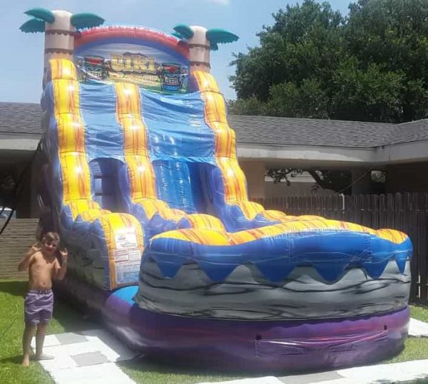 18' Tiki Plunge Single Lane Waterslide - Image 2