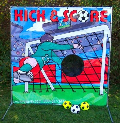 Kick & Score Soccer Frame Game