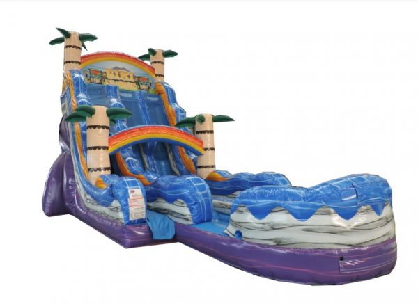 22' Tiki Plunge Double Lane Waterslide - Image 3