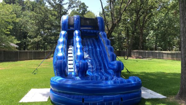 15' Blue Wave Single Lane Waterslide - Image 3