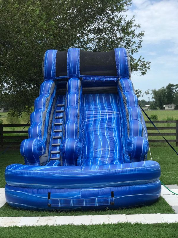 15' Blue Wave Single Lane Waterslide - Image 2