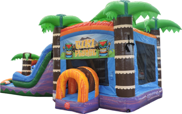 Tiki Plunge Water Combo with Double Waterslide - Image 2