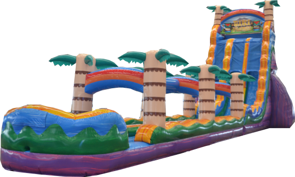 27' Tiki Plunge Double Lane Waterslide