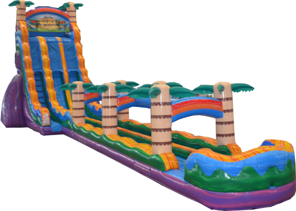27' Tiki Plunge Double Lane Waterslide - Image 2