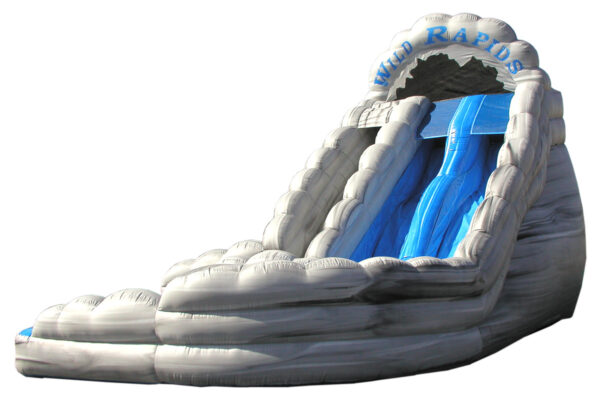 18' Wild Rapids Double Lane Waterslide - Image 2